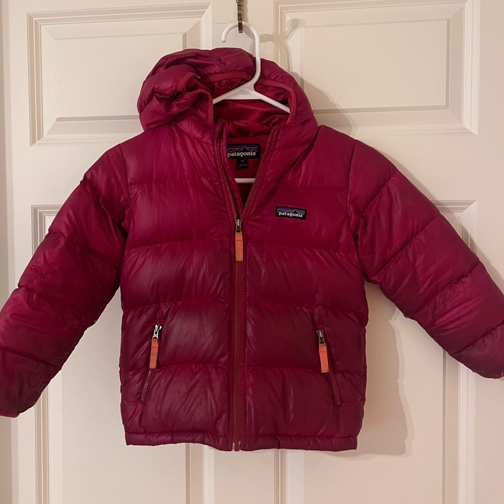 Patagonia Burgundy Puffer Jacket